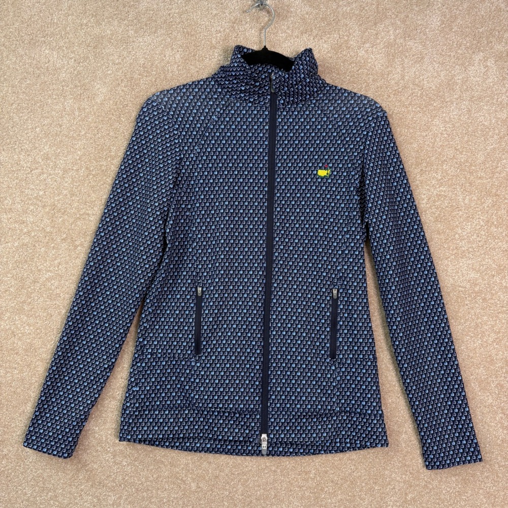 MAGNOLIA LANE Golf Masters Tech Jacket Womens Small Full Zip Performance